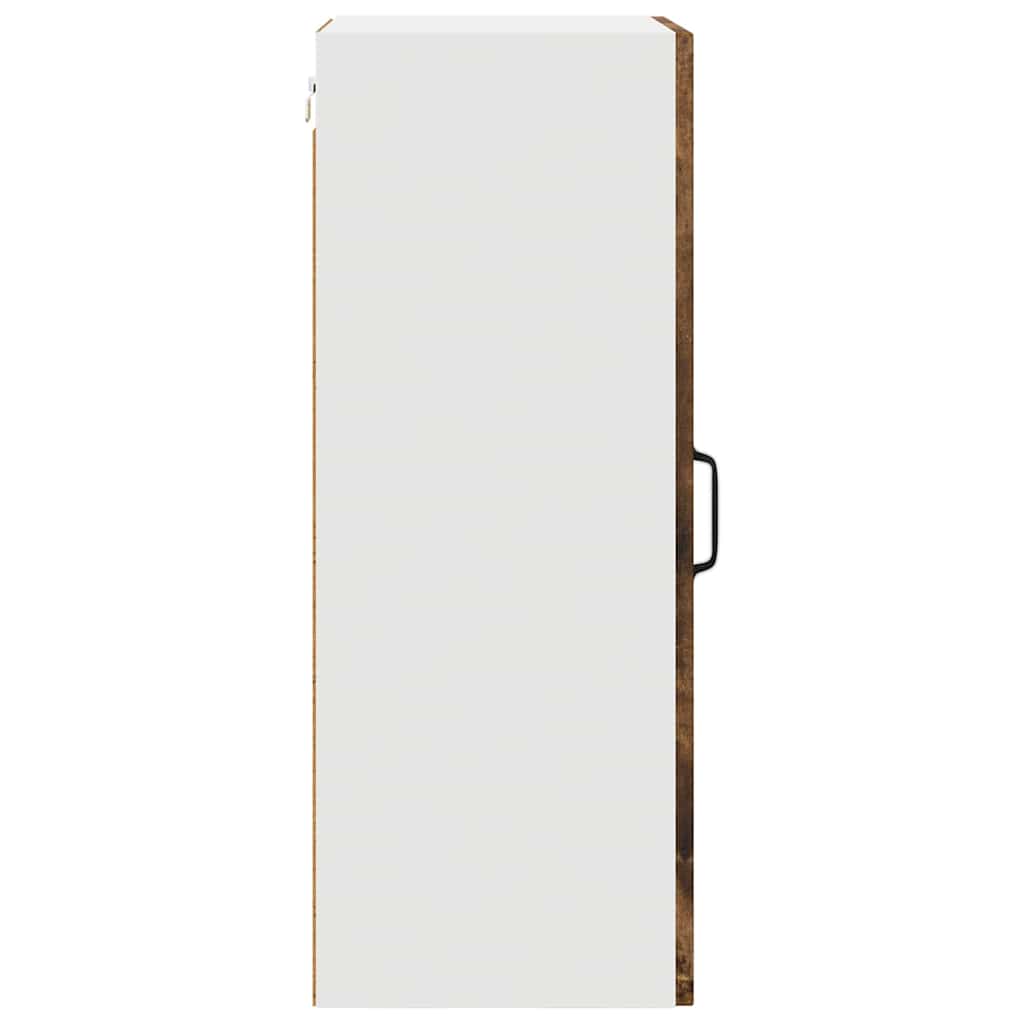 Køkkenskab 2 pcs Røget eg 40 x 31 x 80 cm Konstrueret træ