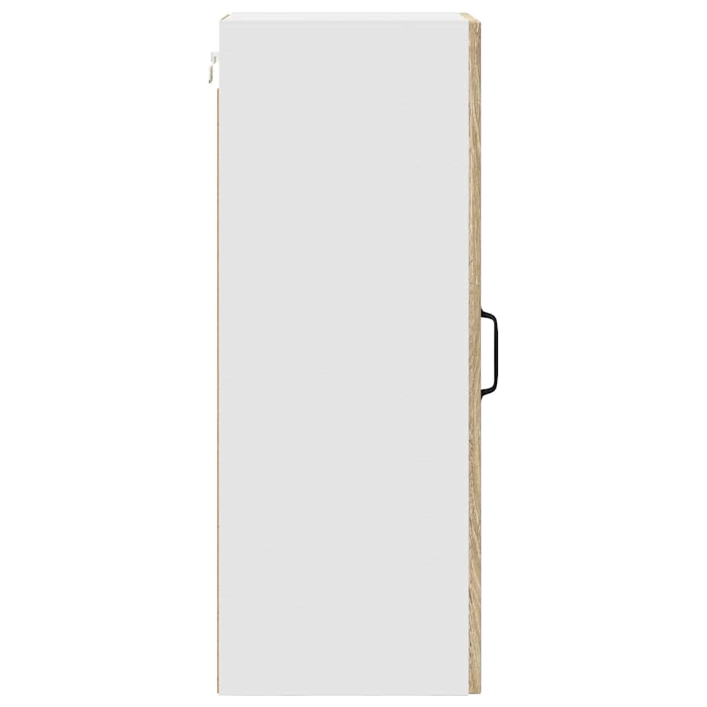 Køkkenskab 2 pcs Sonoma eg 30 x 31 x 80 cm Konstrueret træ