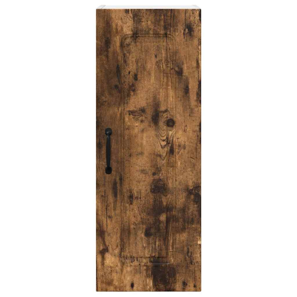 Køkkenskab 2 pcs Røget eg 30 x 31 x 80 cm Konstrueret træ