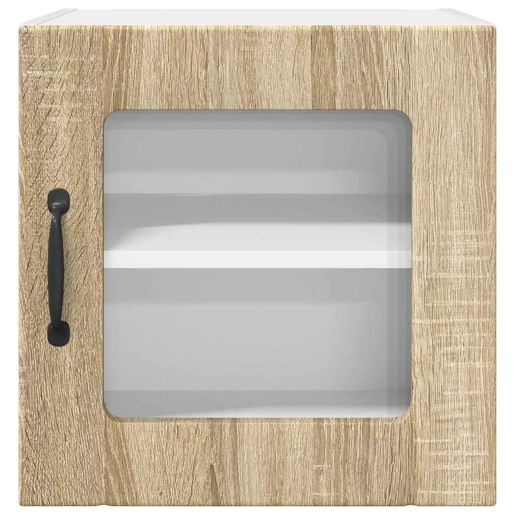 Køkkenskab 2 pcs Sonoma eg 40 x 31 x 40 cm Konstrueret træ