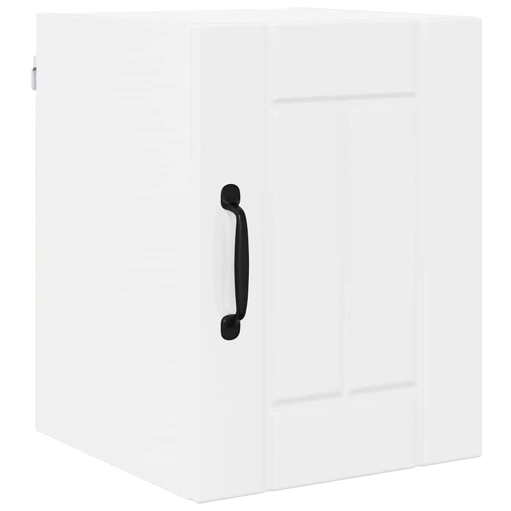 Køkkenskab 2 pcs Høj gloss hvid 30 x 31 x 40 cm Konstrueret træ