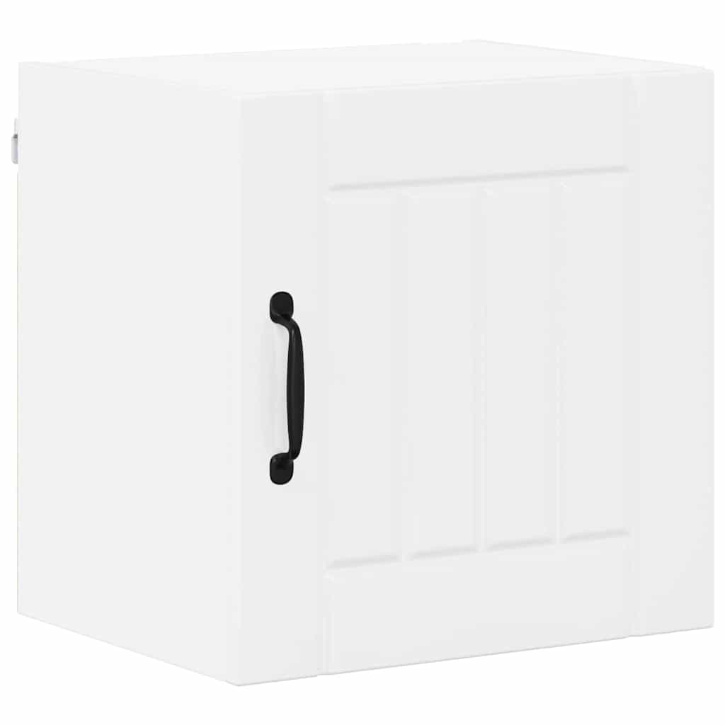 Køkkenskab 2 pcs Høj gloss hvid 40 x 31 x 40 cm Konstrueret træ