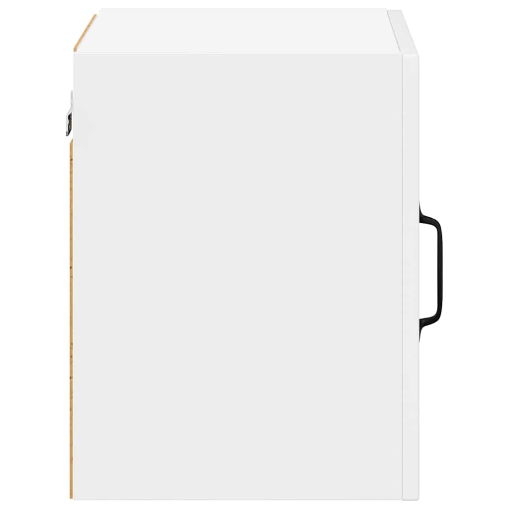 Køkkenskab 2 pcs Høj gloss hvid 40 x 31 x 40 cm Konstrueret træ