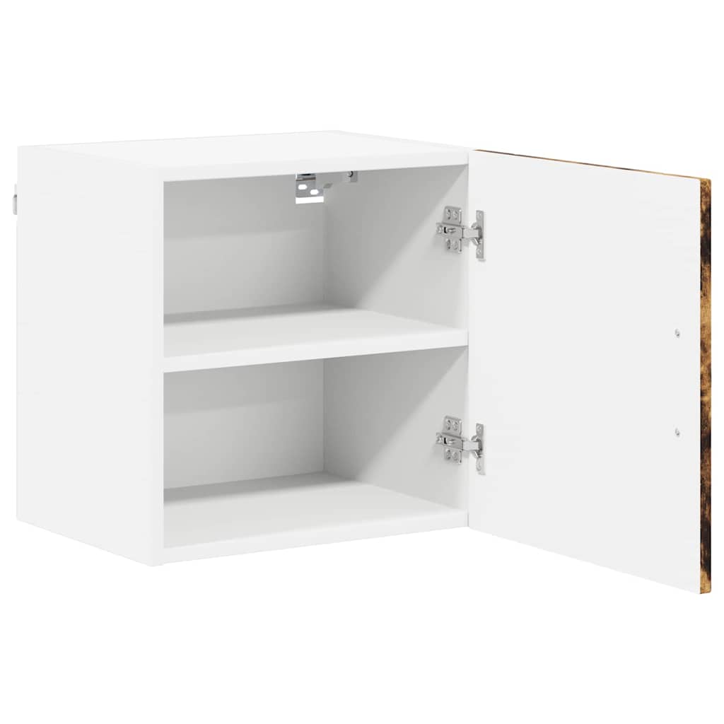 Køkkenskab 2 pcs Røget eg 40 x 31 x 40 cm Konstrueret træ