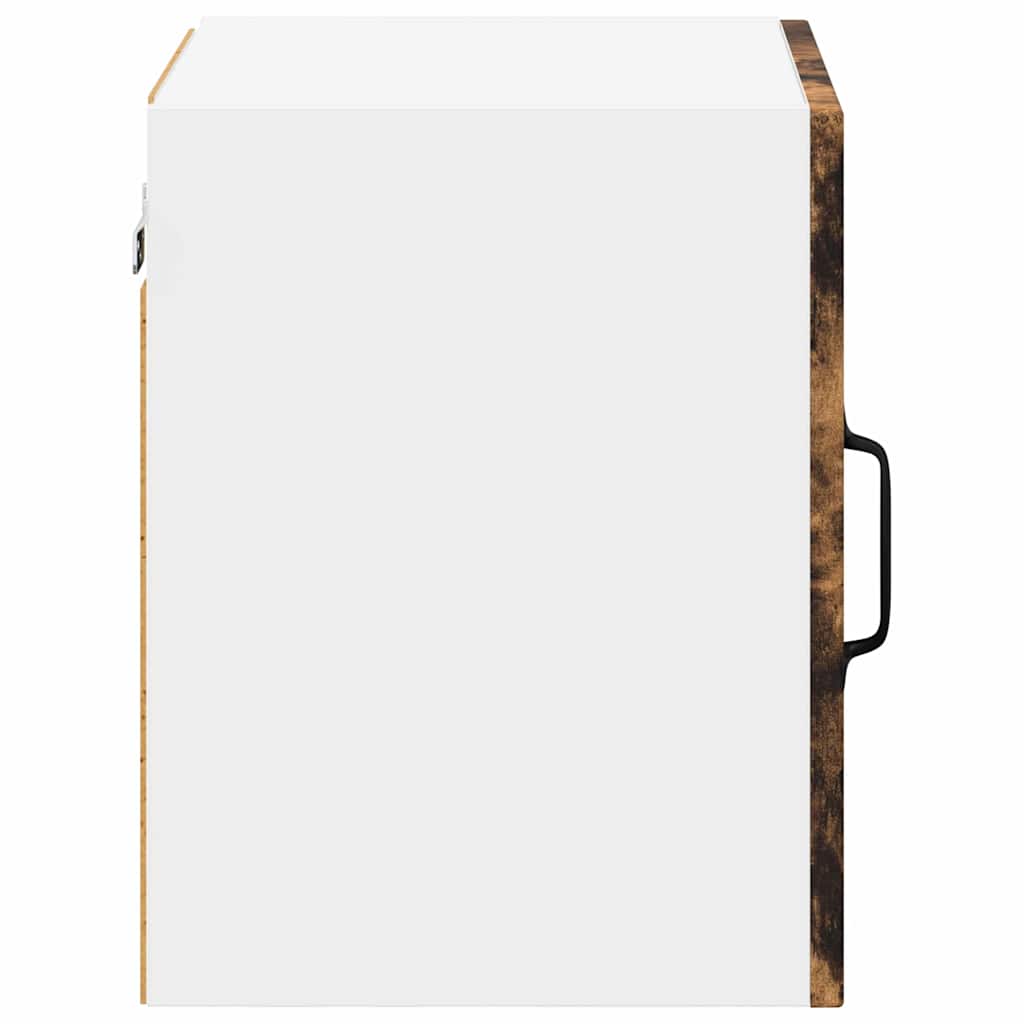 Køkkenskab 2 pcs Røget eg 40 x 31 x 40 cm Konstrueret træ