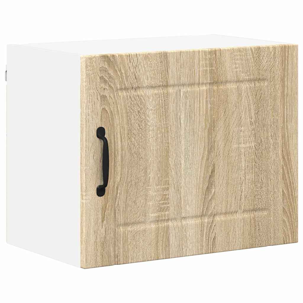 Køkkenskab 2 pcs Sonoma eg 50 x 31 x 40 cm Konstrueret træ