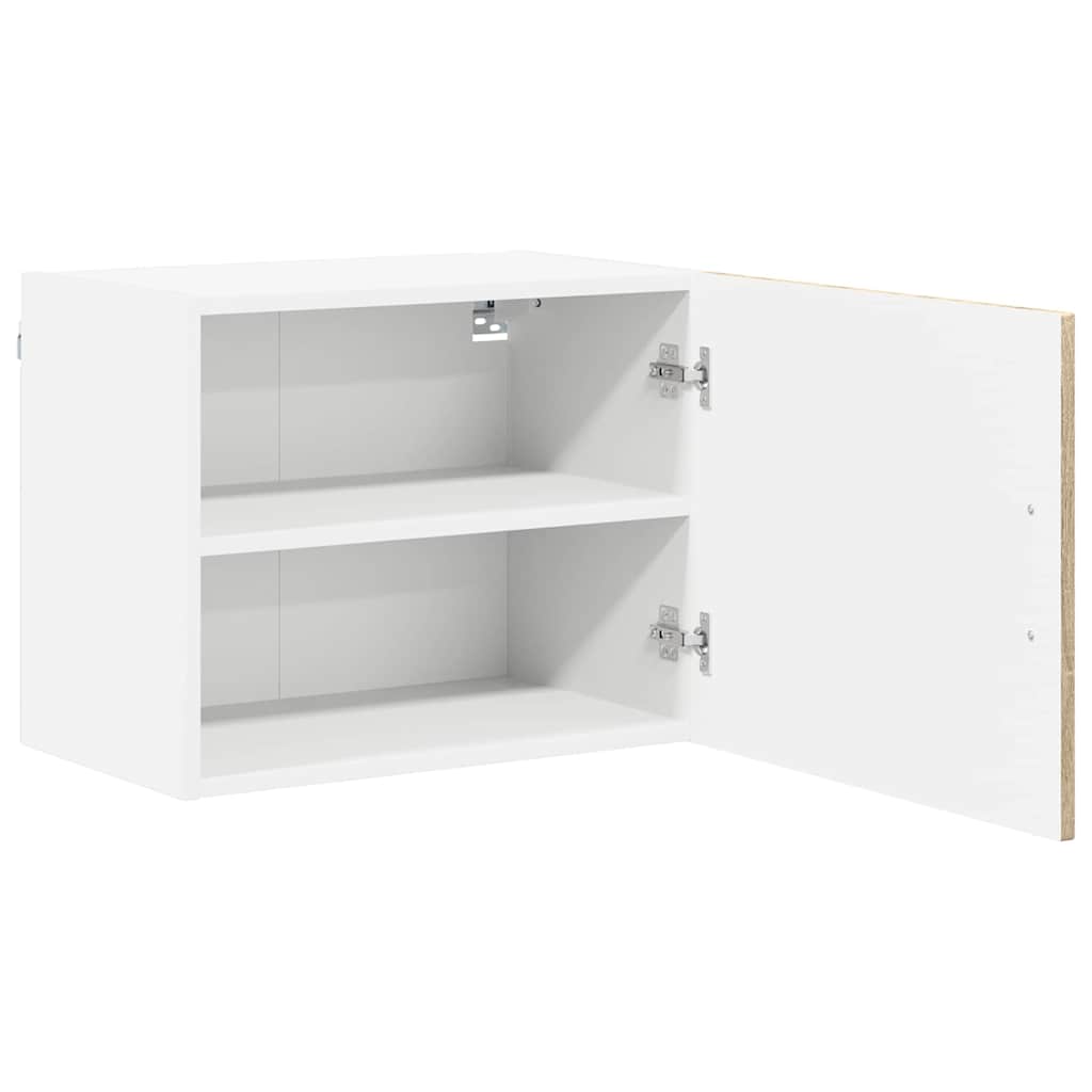 Køkkenskab 2 pcs Sonoma eg 50 x 31 x 40 cm Konstrueret træ