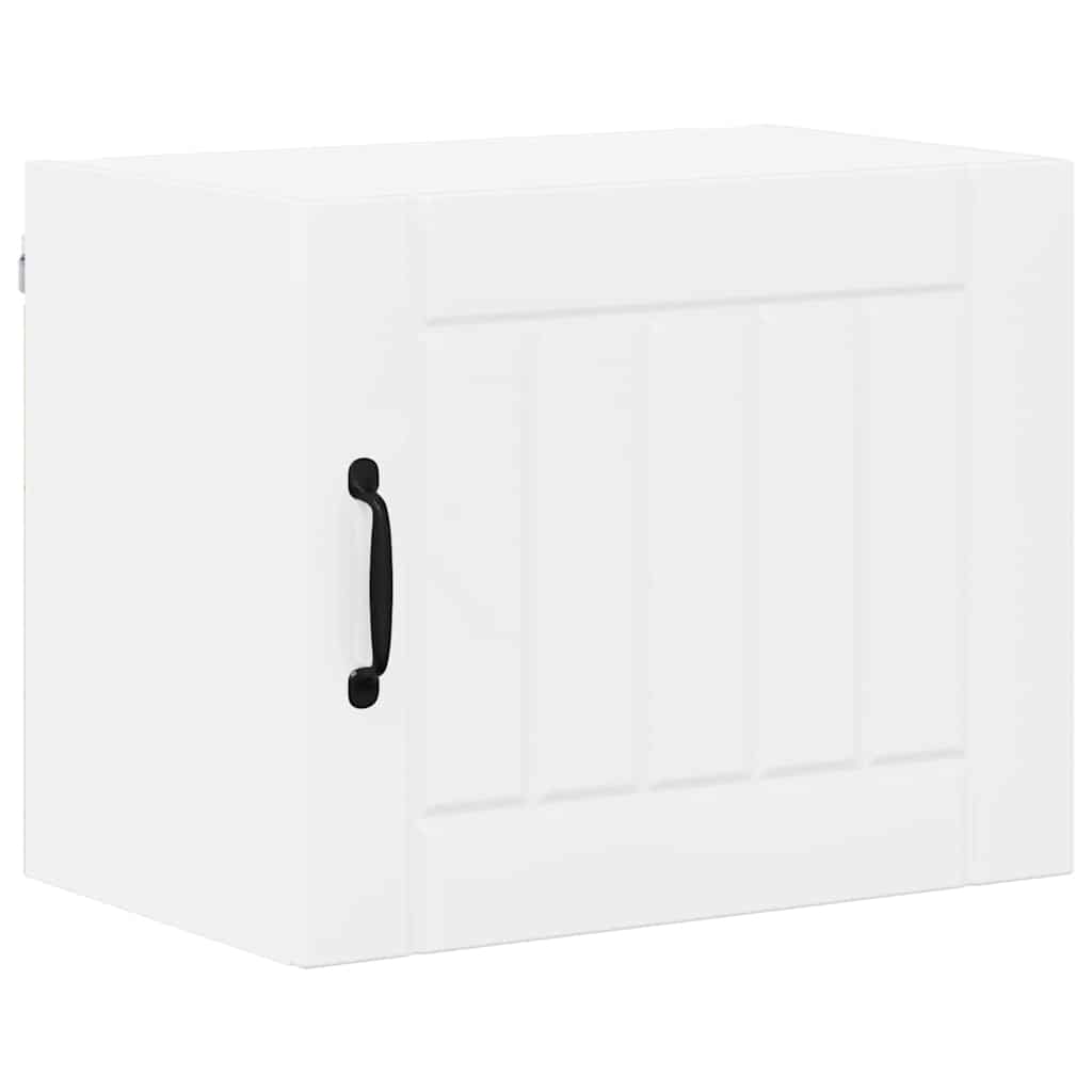 Køkkenskab 2 pcs Høj gloss hvid 50 x 31 x 40 cm Konstrueret træ