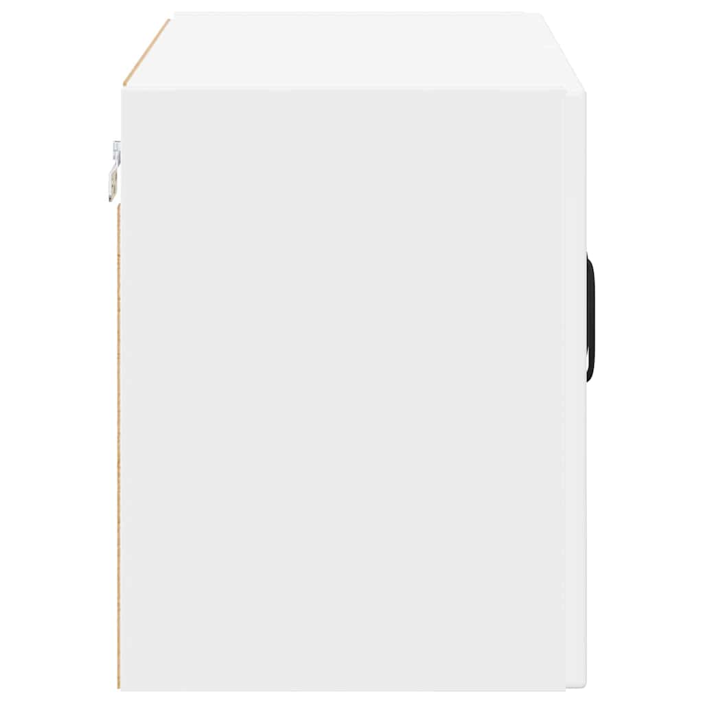 Køkkenskab 2 pcs Høj gloss hvid 60 x 31 x 40 cm Konstrueret træ