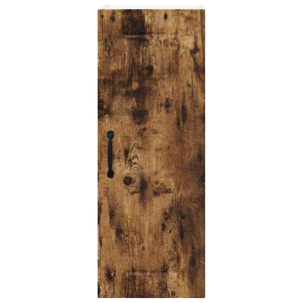 Køkkenskab 2 pcs Røget eg 30 x 31 x 80 cm Konstrueret træ