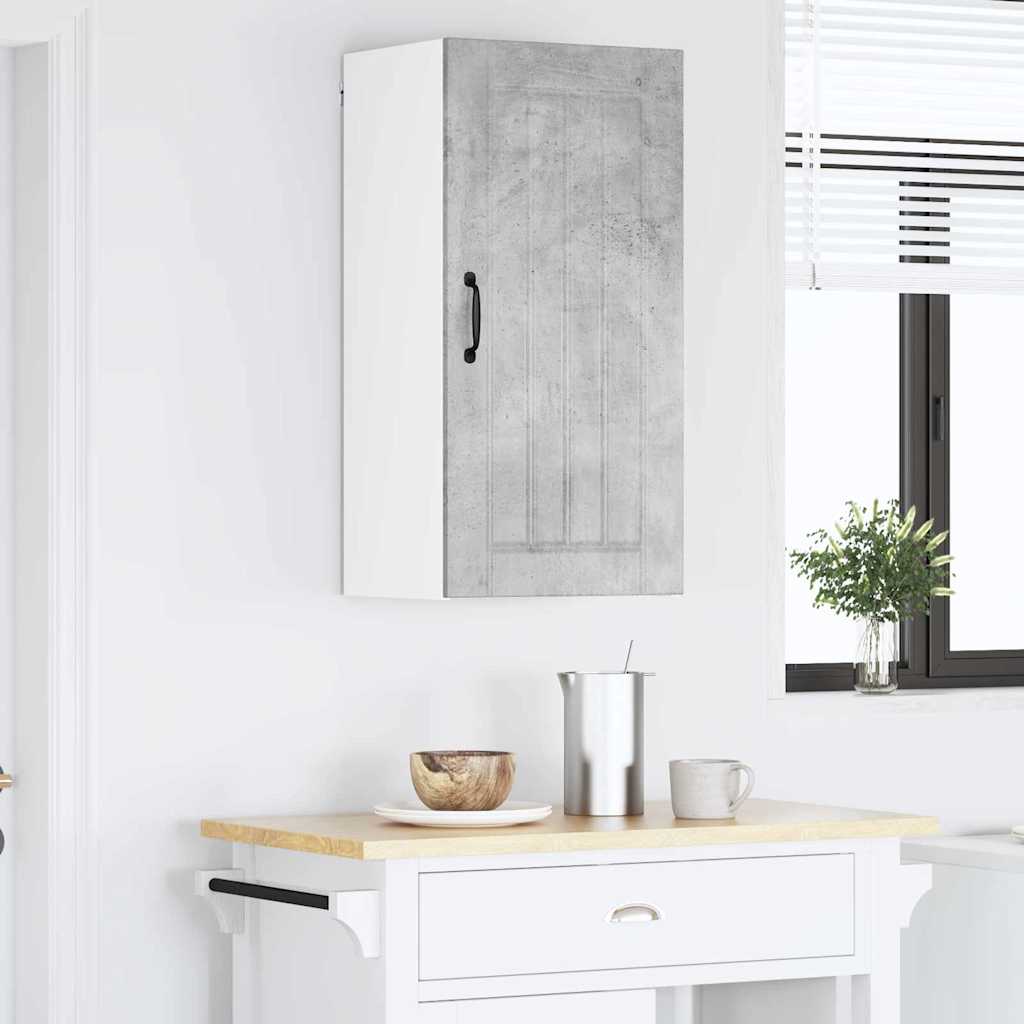 Køkkenskab Beton Grå 40 x 31 x 80 cm Konstrueret træ