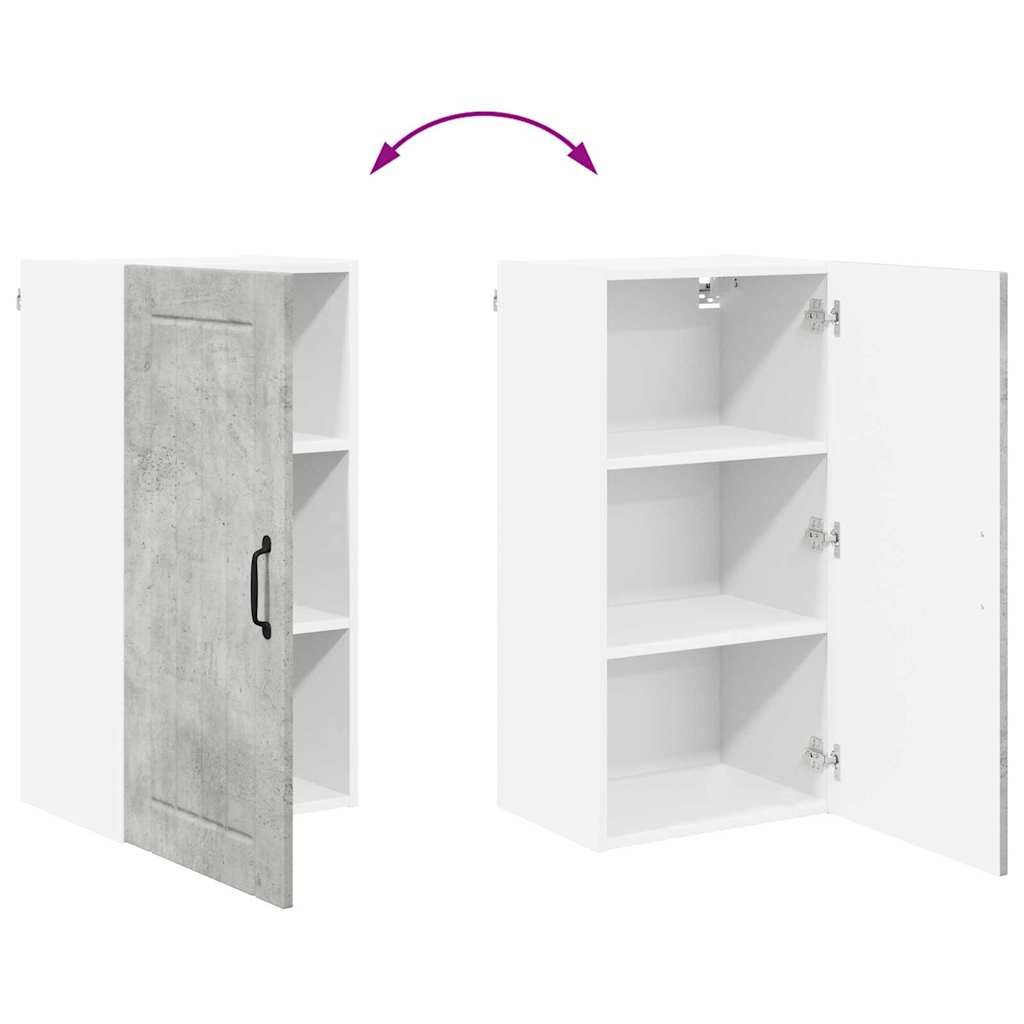 Køkkenskab Beton Grå 40 x 31 x 80 cm Konstrueret træ