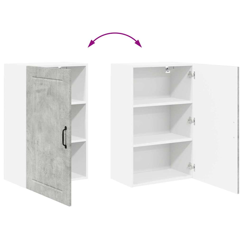 Køkkenskab Beton Grå 50 x 31 x 80 cm Konstrueret træ