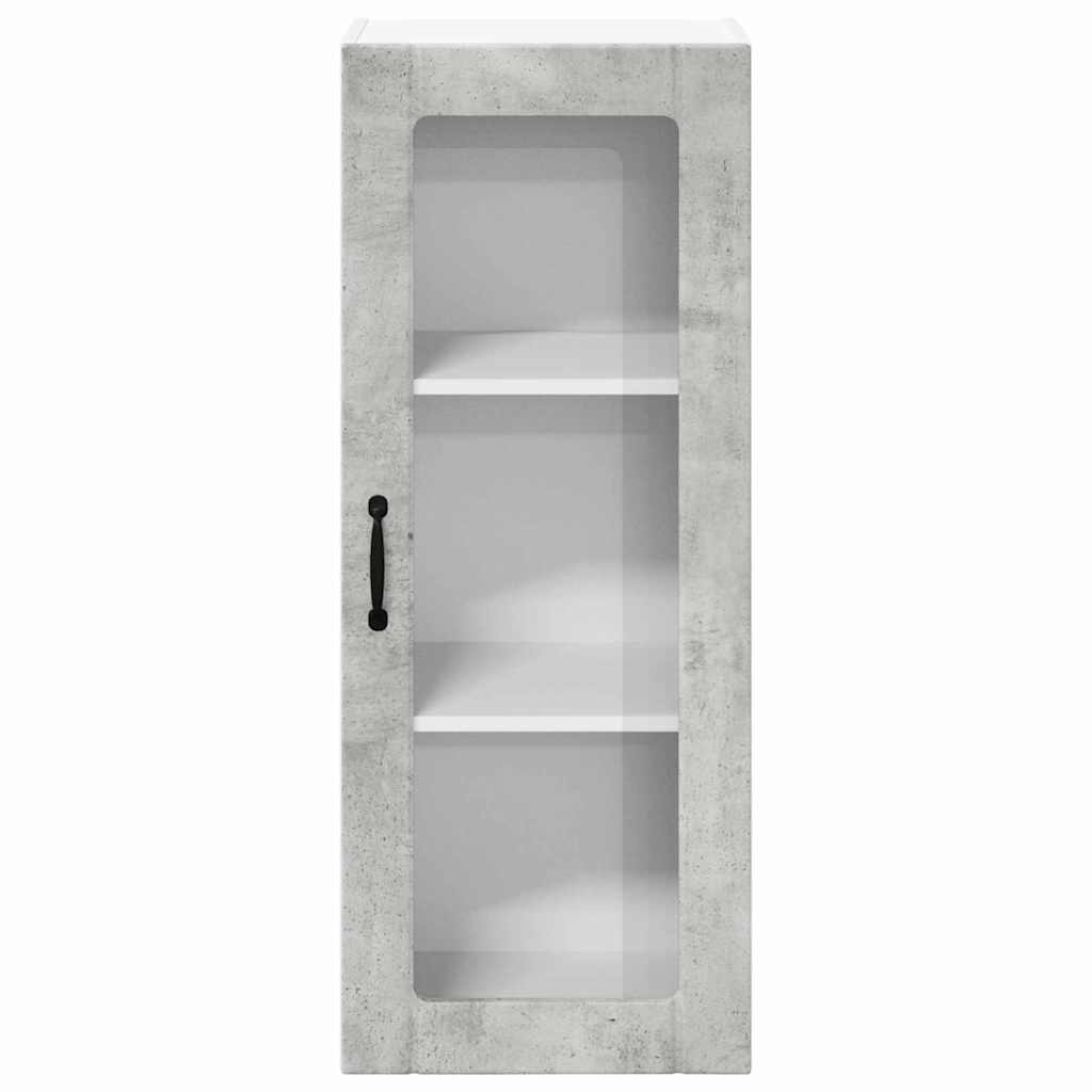 Køkkenskab Beton Grå 40 x 31 x 100 cm Konstrueret træ