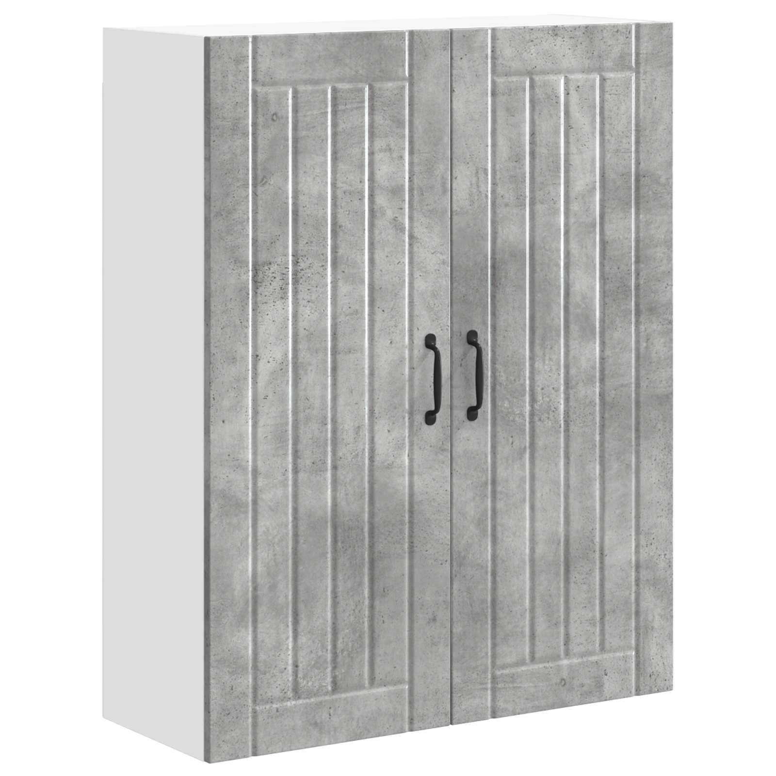 Køkkenskab Beton Grå 80 x 31 x 100 cm Konstrueret træ