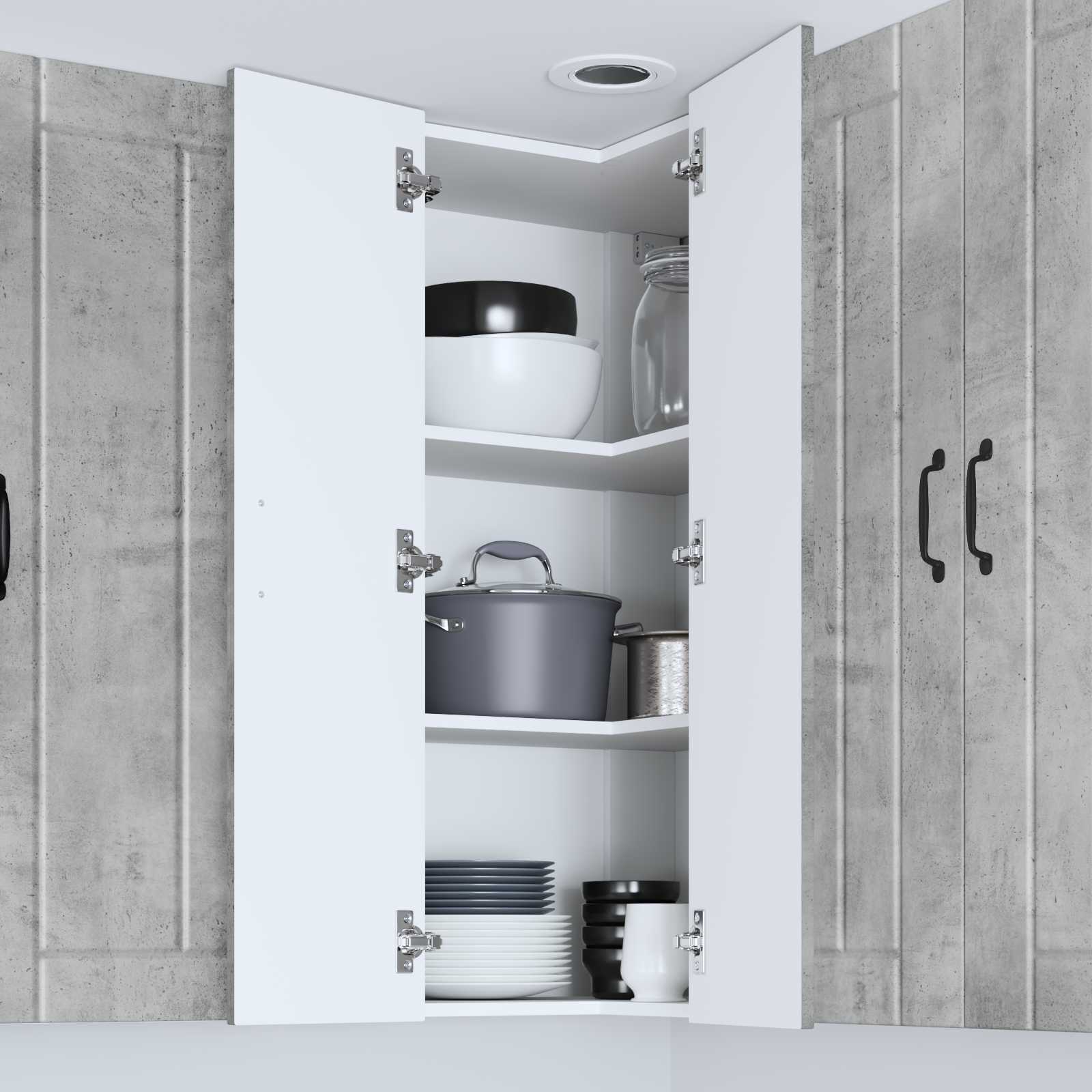 Køkkenskab Beton Grå 57 x 57 x 100 cm Konstrueret træ