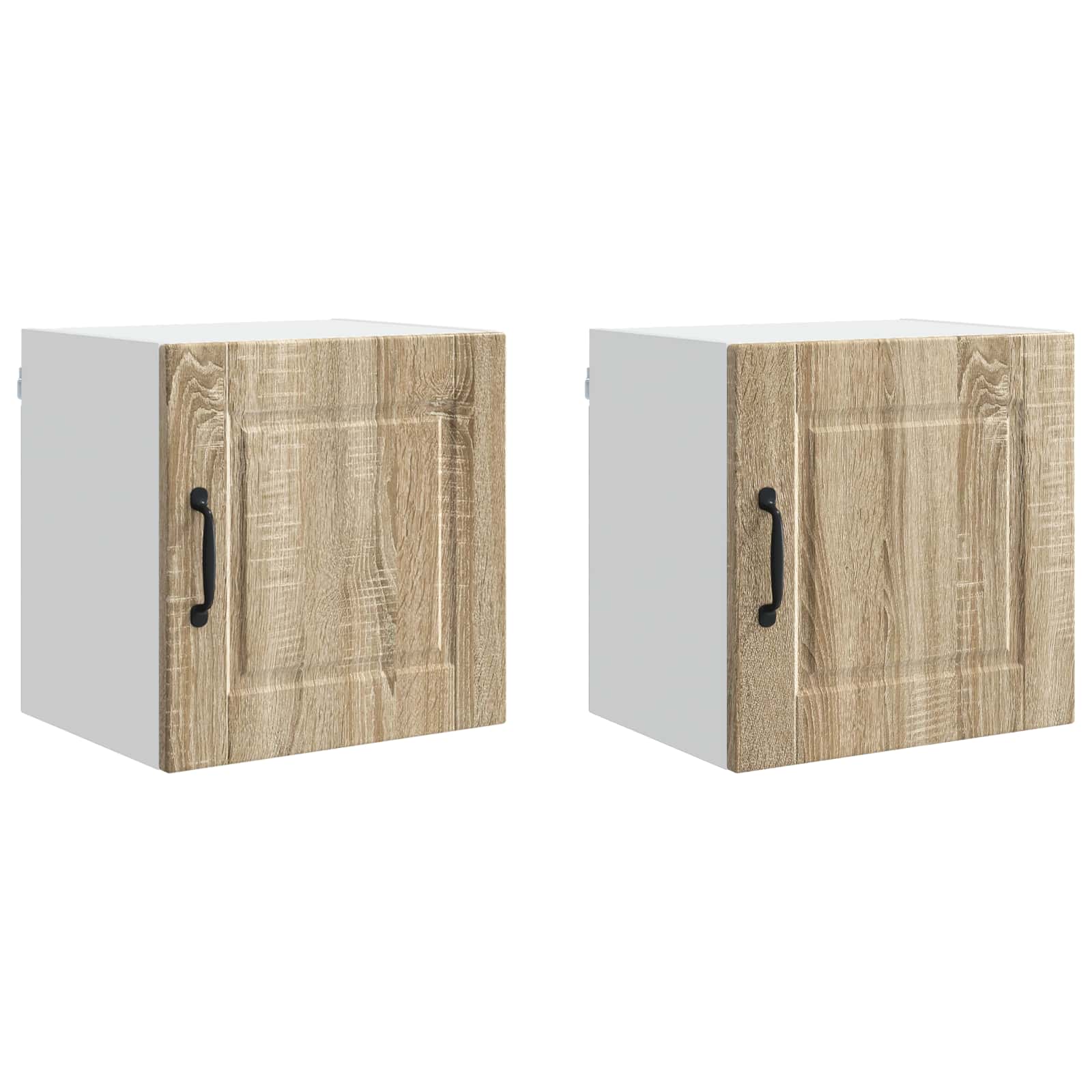 Køkkenskab 2 pcs Sonoma eg 40 x 31 x 40 cm Konstrueret træ