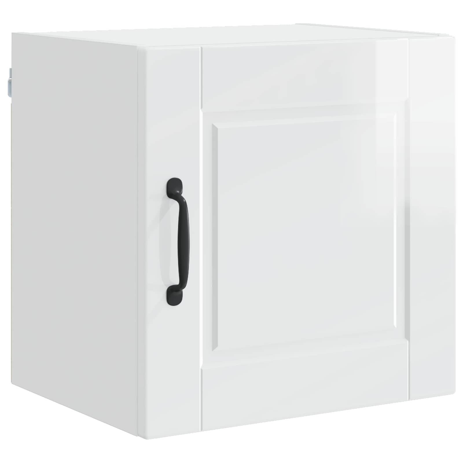 Køkkenskab 2 pcs Høj gloss hvid 40 x 31 x 40 cm Konstrueret træ