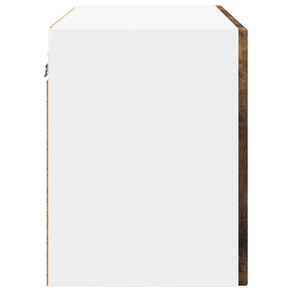 Køkkenskab 2 pcs Røget eg 60 x 31 x 40 cm Konstrueret træ