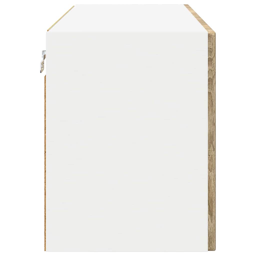 Køkkenskab 2 pcs Sonoma eg 60 x 31 x 40 cm Konstrueret træ