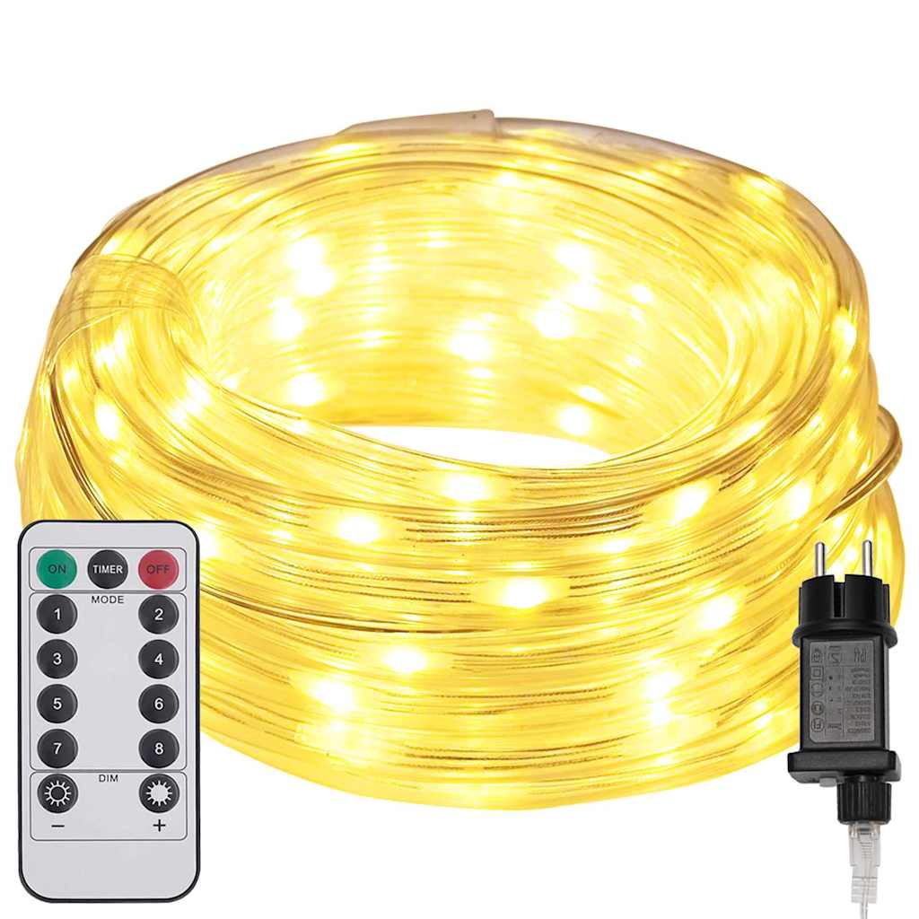 Sejllys med 240 LED'er Varm hvid 10 m PVC