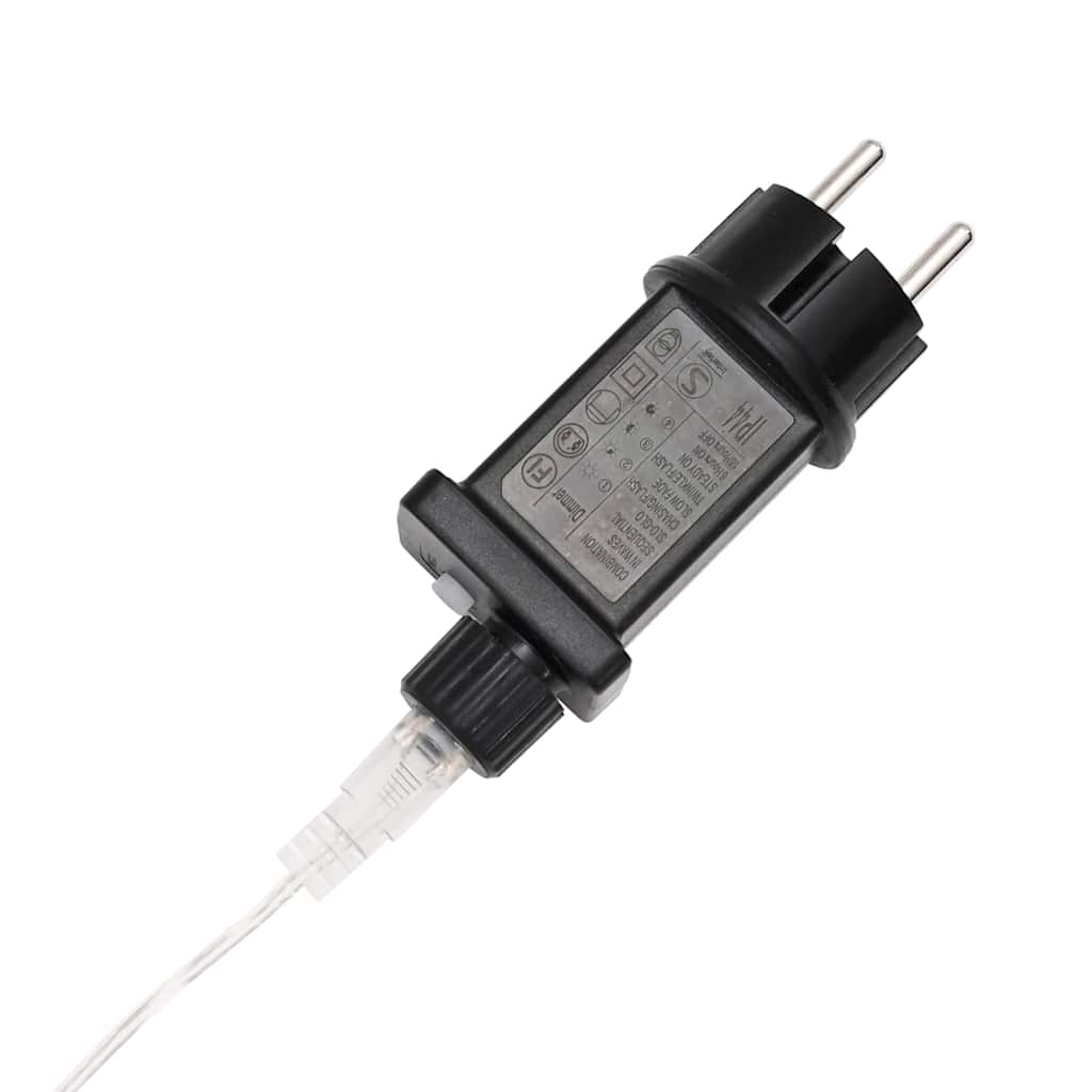 Sejllys med 1200 LED'er Kold Hvid 50 m PVC