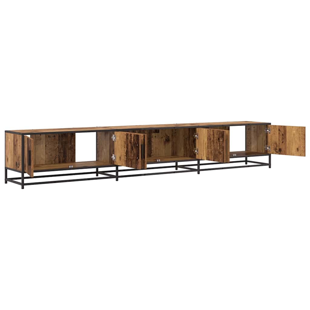 TV-skab Gammelt træ 240 x 35 x 41 cm Konstrueret træ