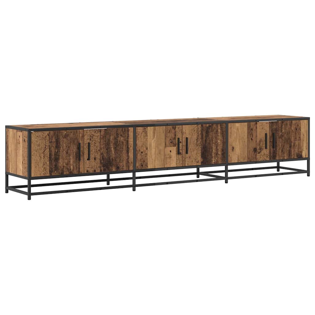 TV-skab Gammelt træ 210 x 35 x 41 cm Konstrueret træ