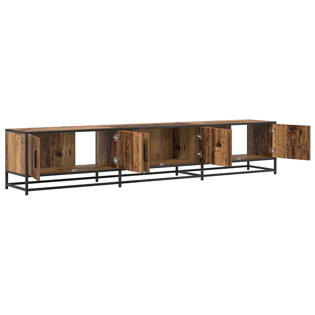 TV-skab Gammelt træ 210 x 35 x 41 cm Konstrueret træ