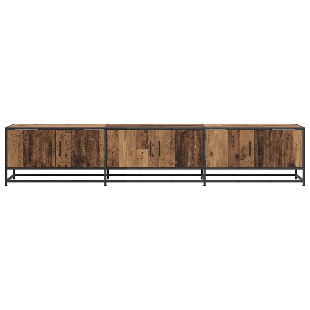 TV-skab Gammelt træ 210 x 35 x 41 cm Konstrueret træ