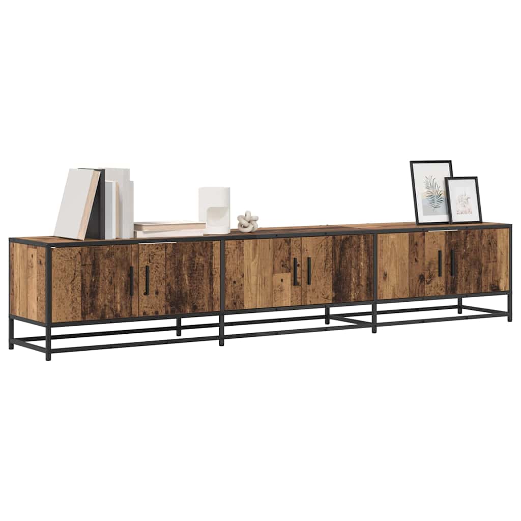 TV-skab Gammelt træ 210 x 35 x 41 cm Konstrueret træ