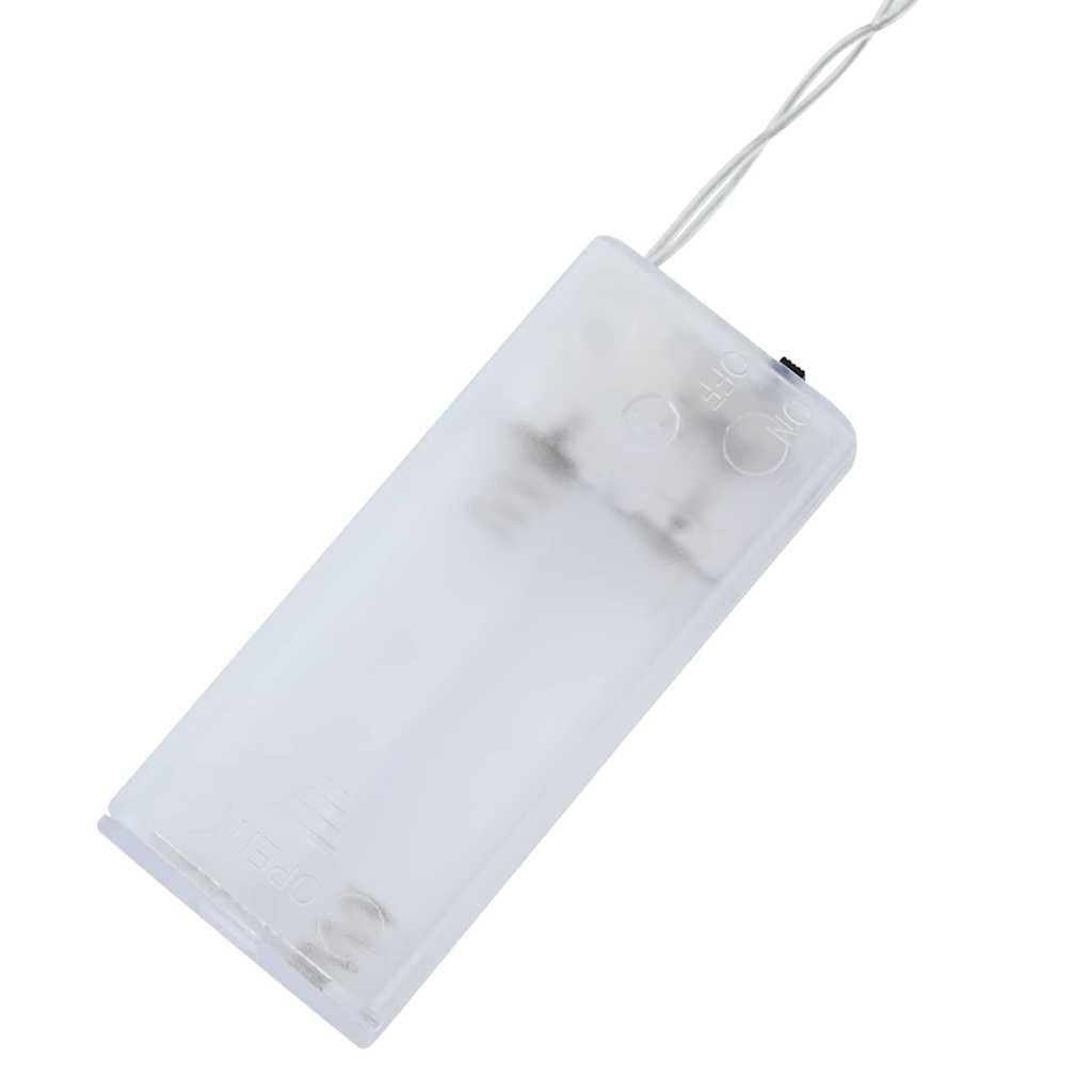 Julelys Bue med 10 LED Lys Brun 47 x 5 x 29 cm Massivt fyrretræ