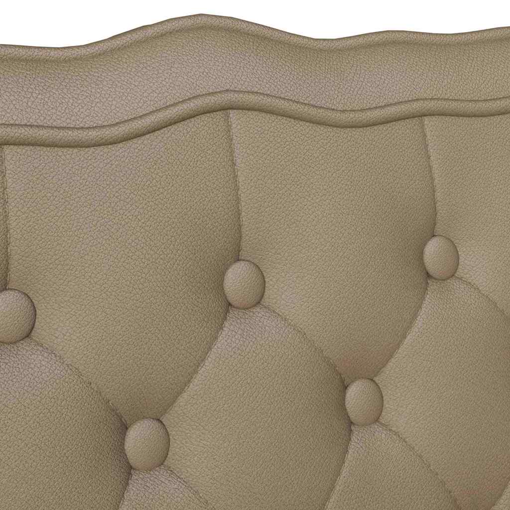 Chesterfield bænk Cappuccino 119.5 x 64.5 x 75 cm Faux læder