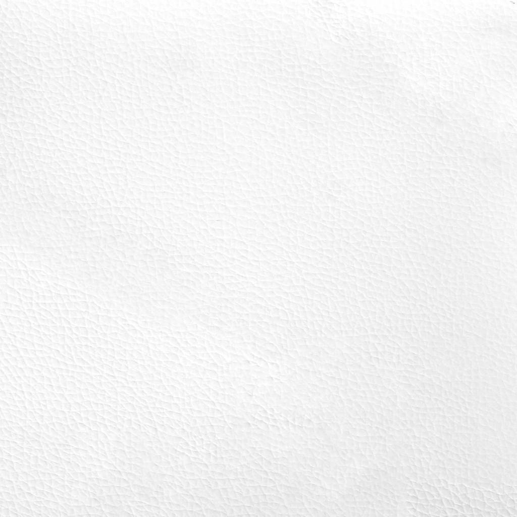 Chesterfield bænk Hvid 119.5 x 64.5 x 75 cm Faux læder