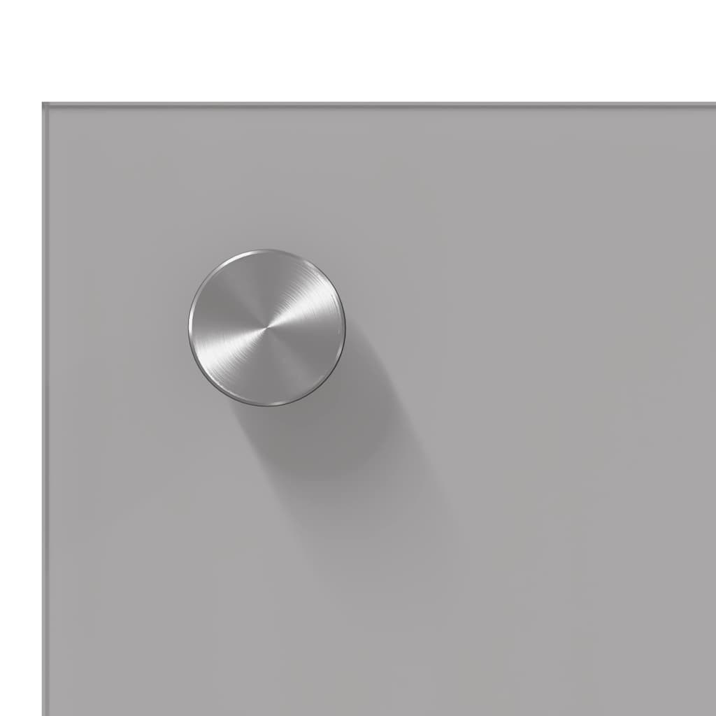 Køkken bagvæg 2 pcs Lysegrå 100 x 50 cm hærdet glas