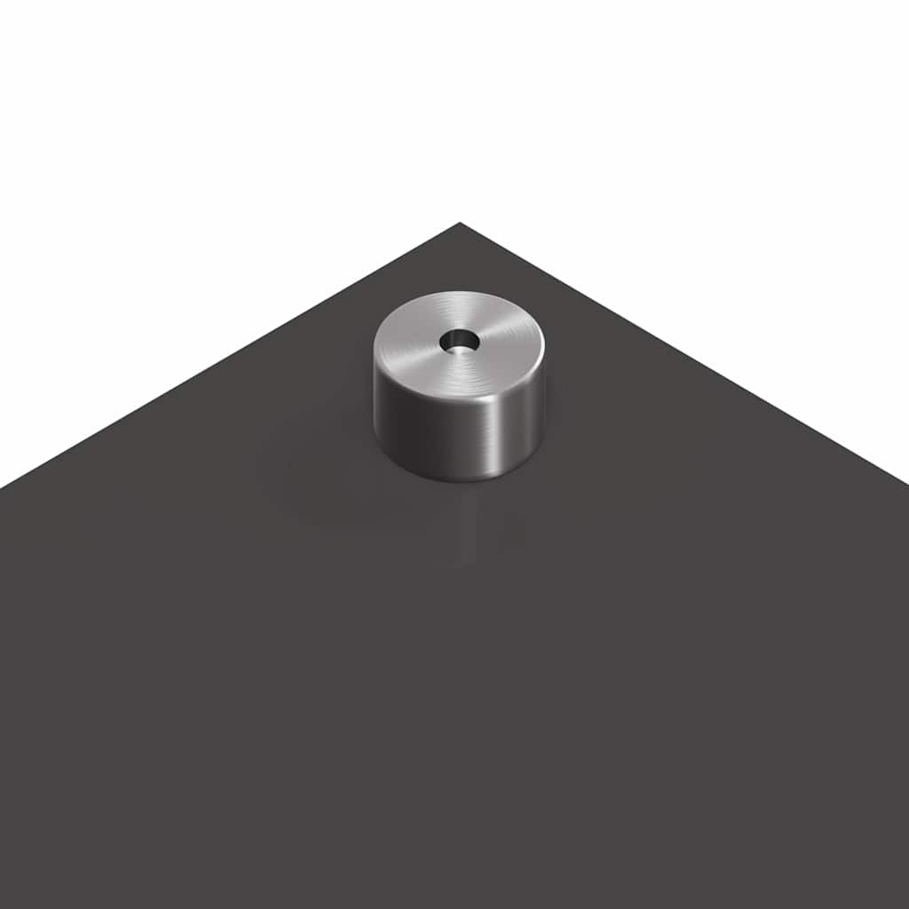 Køkken bagvæg 2 pcs Mørkegrå 90 x 40 cm hærdet glas