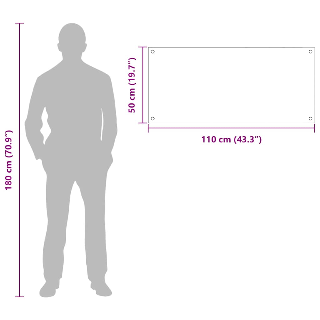 Køkken bagvæg 2 pcs Transparent 110 x 50 cm hærdet glas
