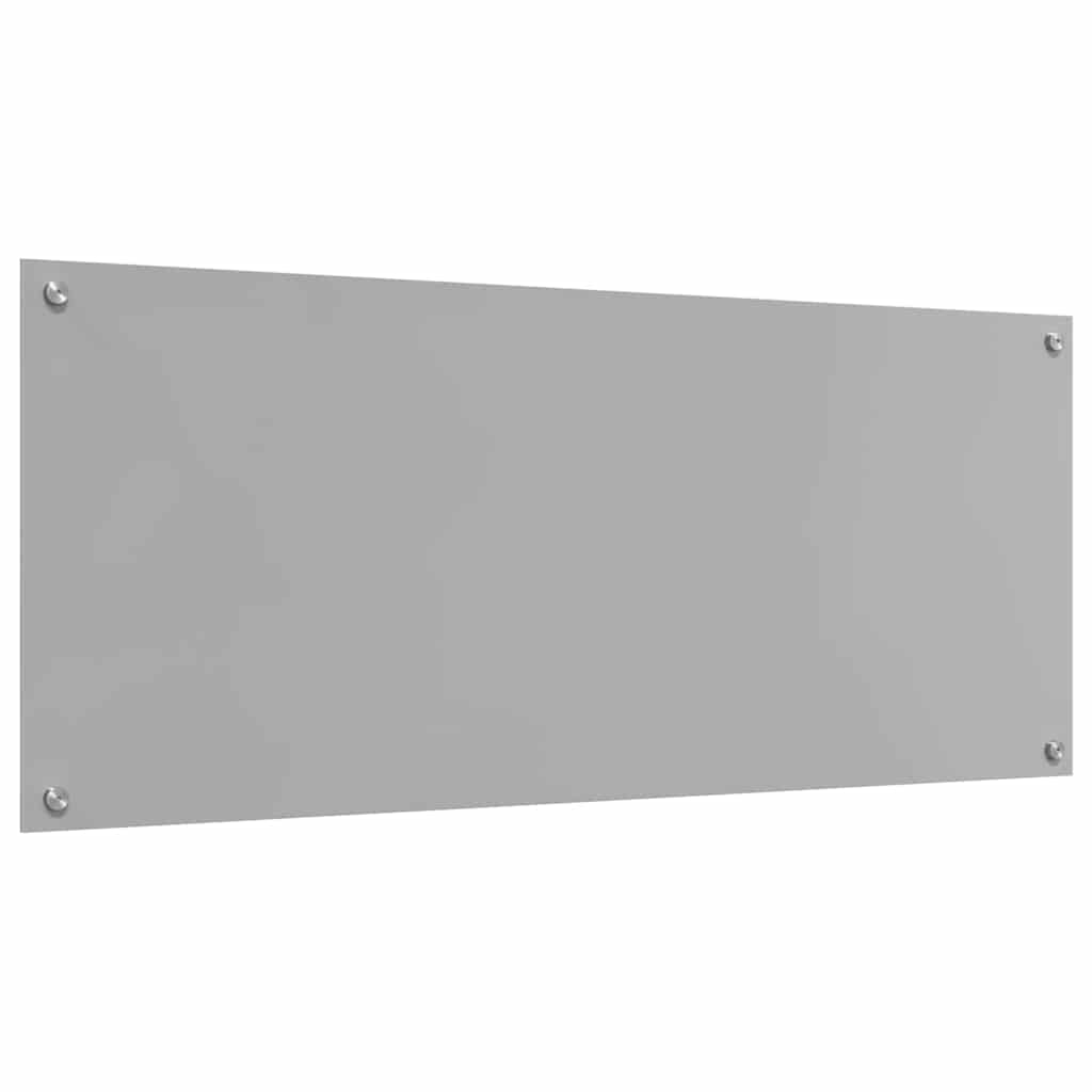 Køkken bagvæg 2 pcs Lysegrå 120 x 50 cm hærdet glas