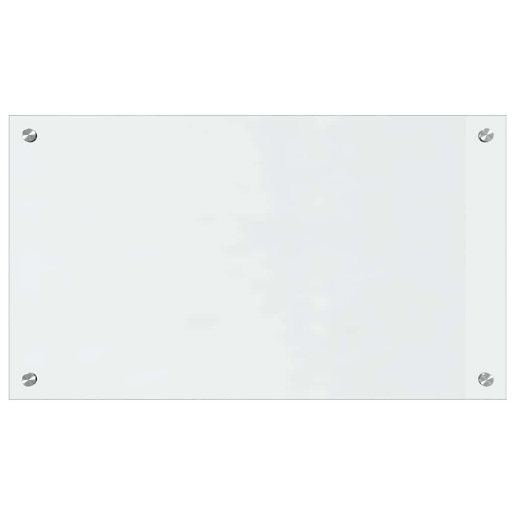 Køkken bagvæg 2 pcs Transparent 70 x 40 cm hærdet glas