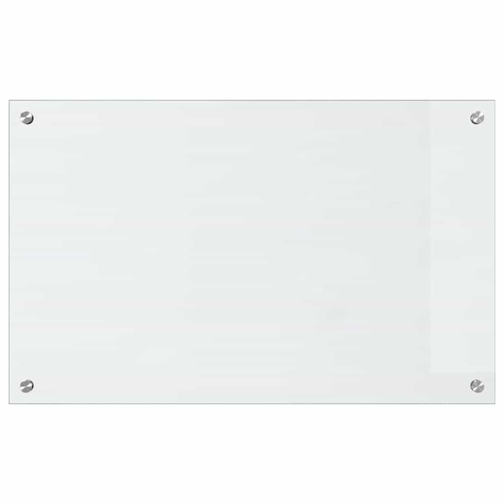 Køkken bagvæg 2 pcs Transparent 80 x 50 cm hærdet glas