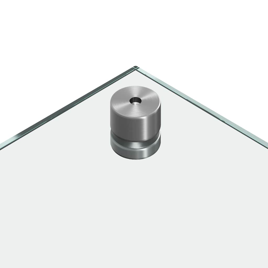 Køkken bagvæg 2 pcs Transparent 90 x 40 cm hærdet glas