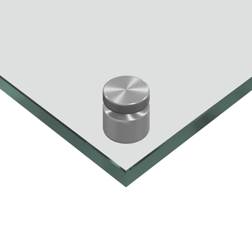 Køkken bagvæg 2 pcs Transparent 90 x 60 cm hærdet glas