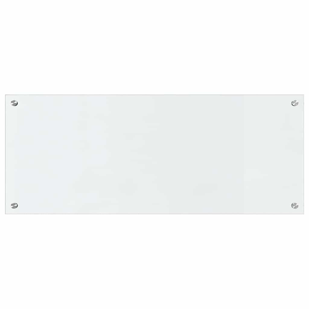 Køkken bagvæg 2 pcs Transparent 100 x 40 cm hærdet glas