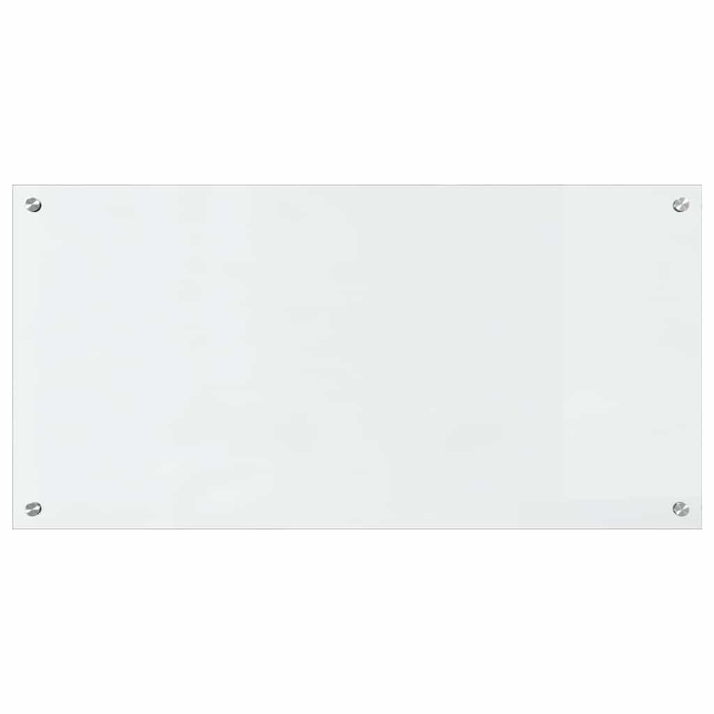 Køkken bagvæg 2 pcs Transparent 100 x 50 cm hærdet glas