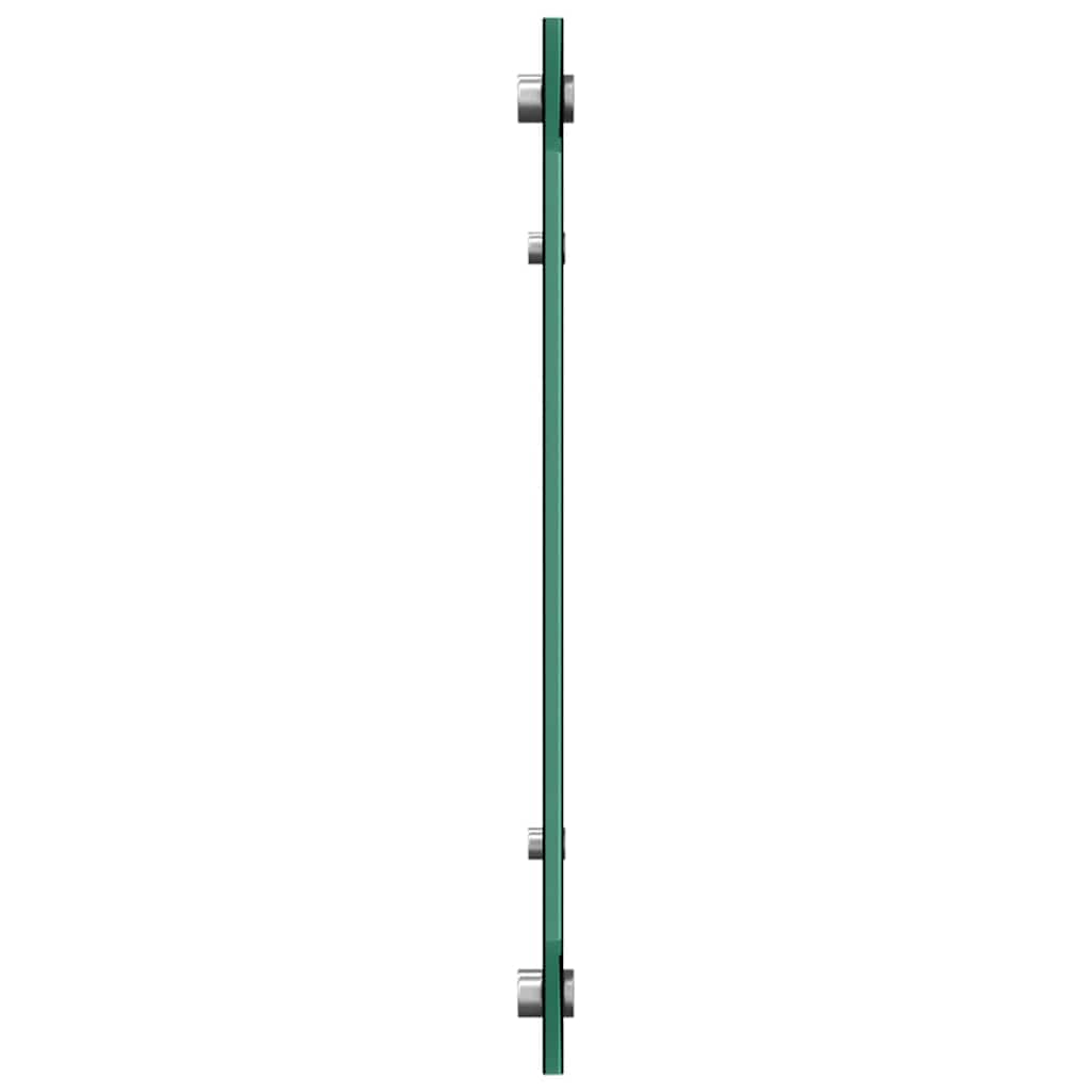 Køkken bagvæg 2 pcs Sort 100 x 40 cm hærdet glas