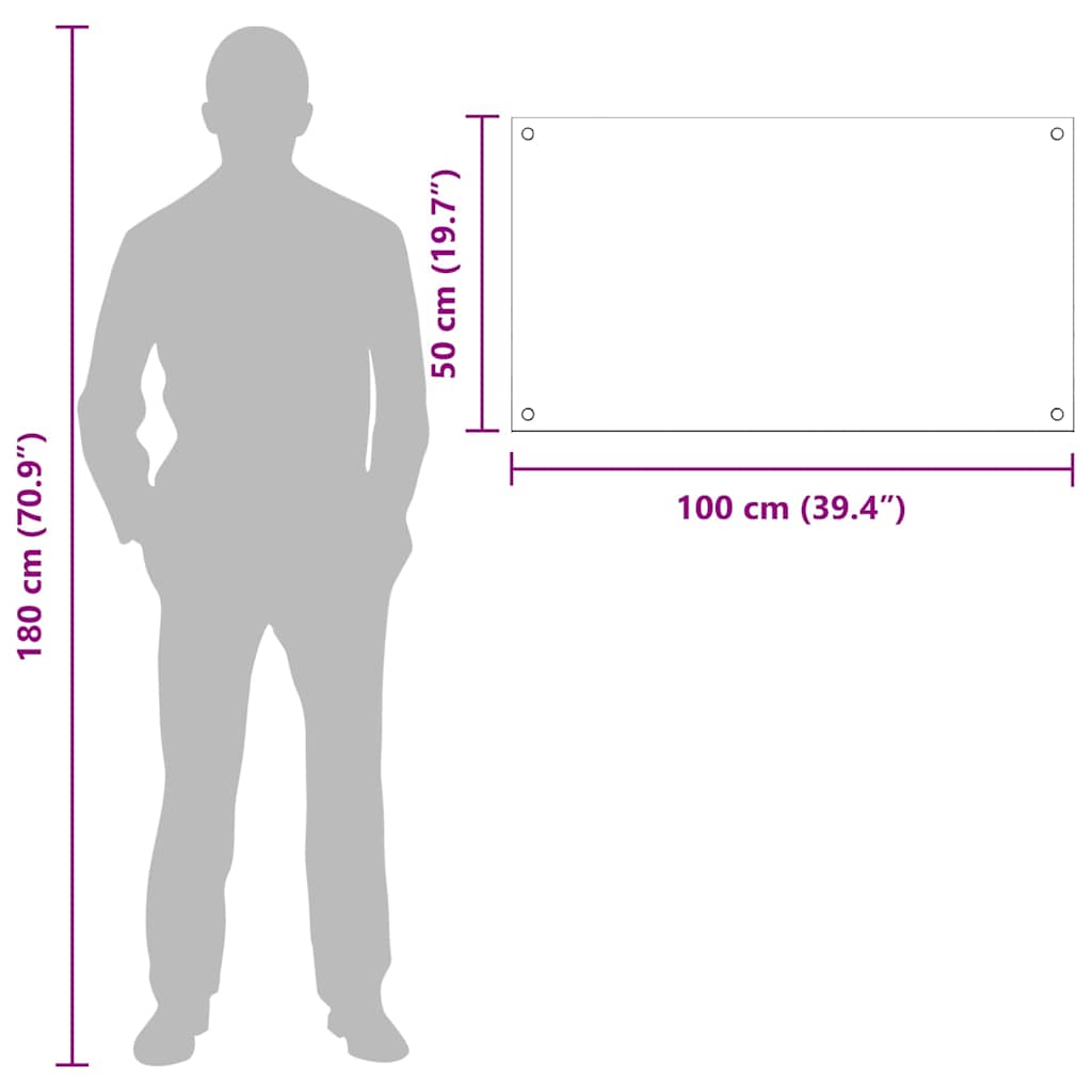 Køkken bagvæg 2 pcs Sort 100 x 50 cm hærdet glas