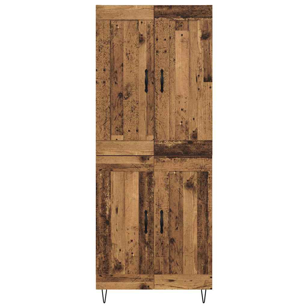 Highboard Gammelt træ 69,5 x 34 x 180 cm Konstrueret træ