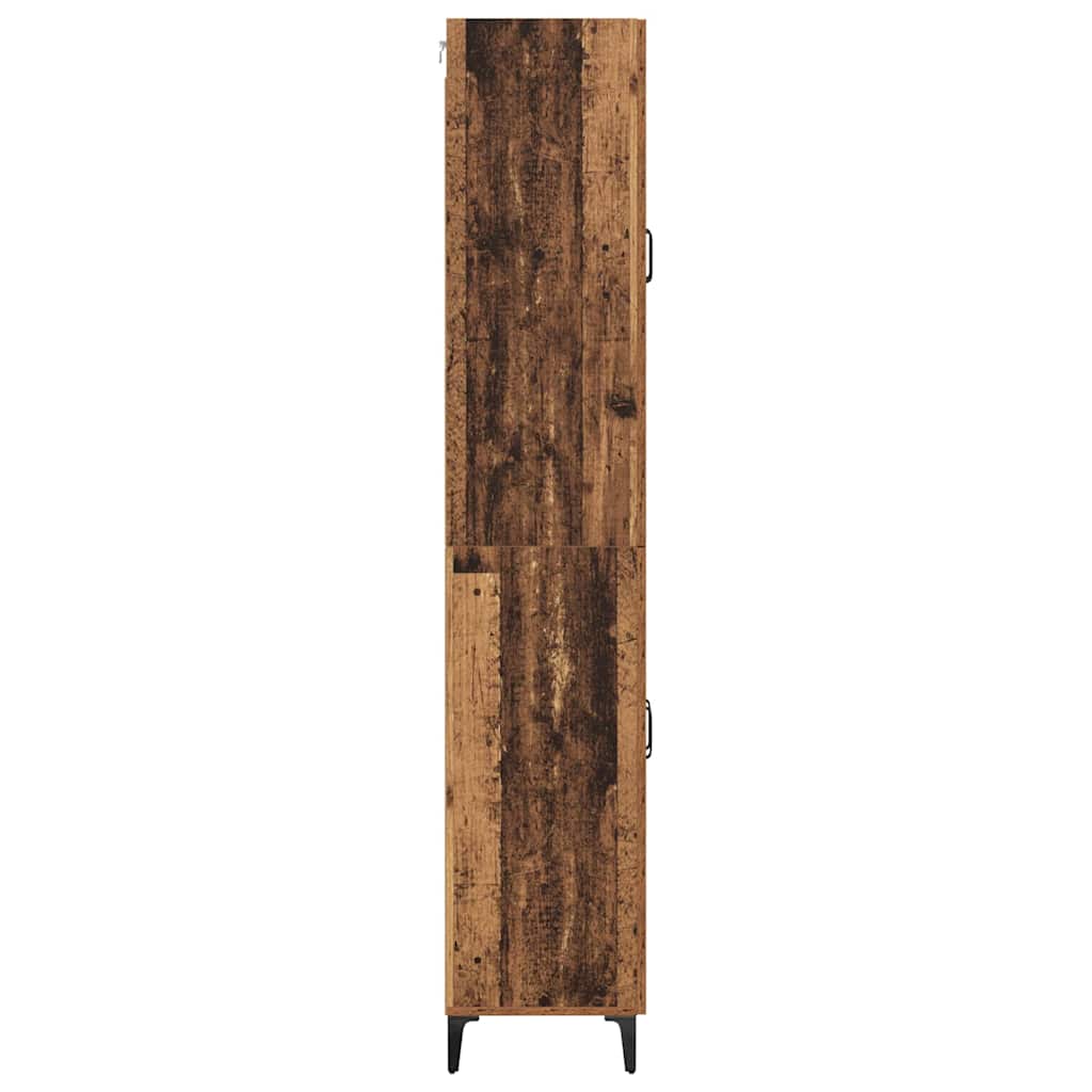 Highboard Gammelt træ 69,5 x 34 x 180 cm Konstrueret træ