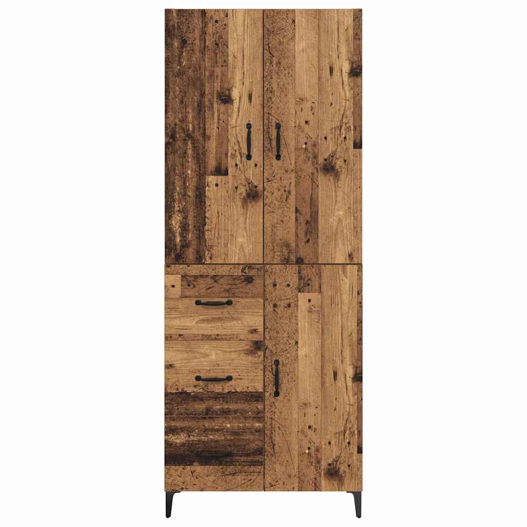 Highboard Gammelt træ 69,5 x 34 x 180 cm Konstrueret træ