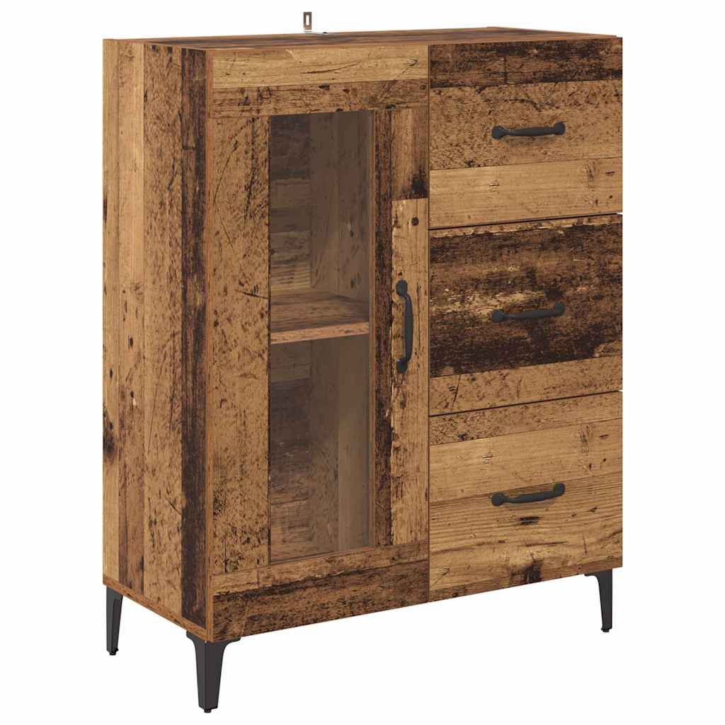Highboard Gammelt træ 69,5 x 34 x 180 cm Konstrueret træ